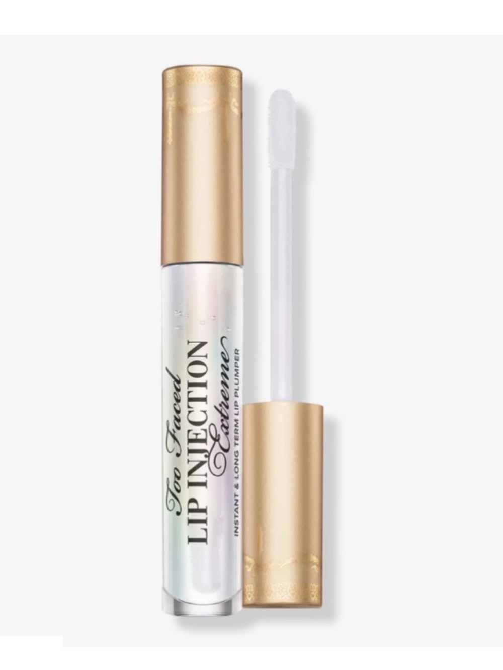 NEW Too Faced Lip Injection Gloss - iridescent Sheer Shimmer